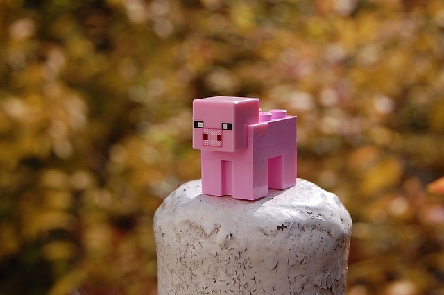 Roztomilé minecraft prasátko. 